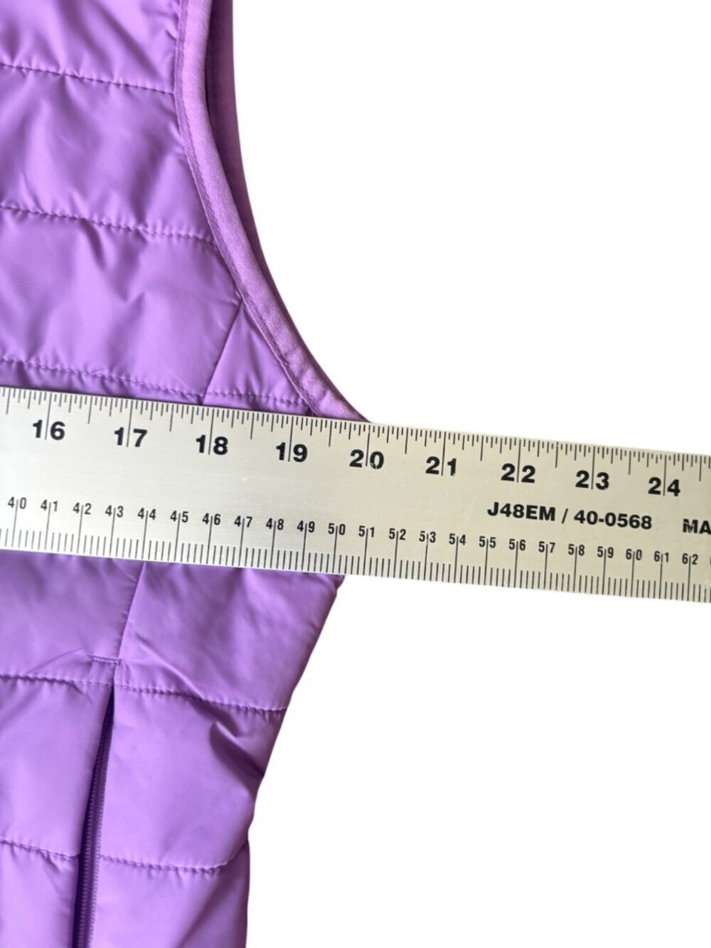 Blue Mountain Women's Purple Lightweight Vest - Picture 6 of 6
